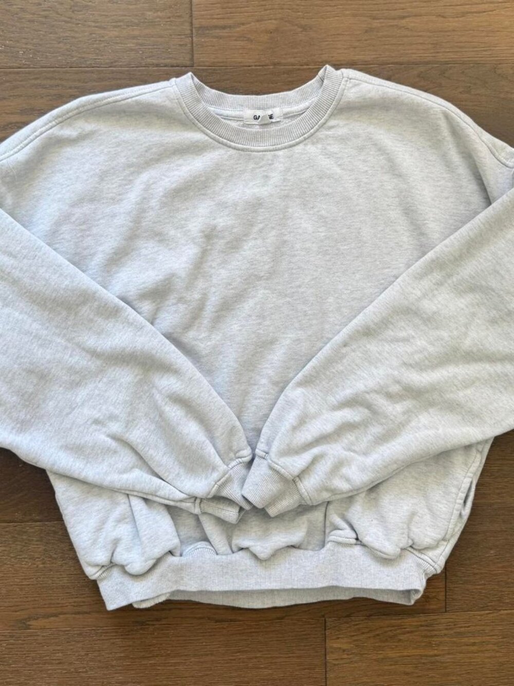 Garage grey basic crewneck